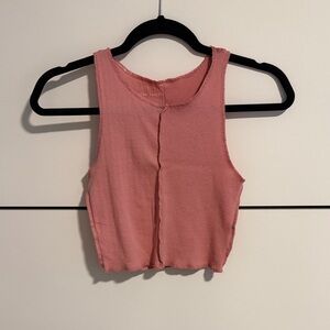 American Eagle Outfitters Pink Tank Top